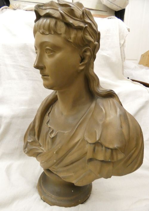 LARGE CLASSICAL FEMALE BUST - ADDITIONAL PHOTO 3
