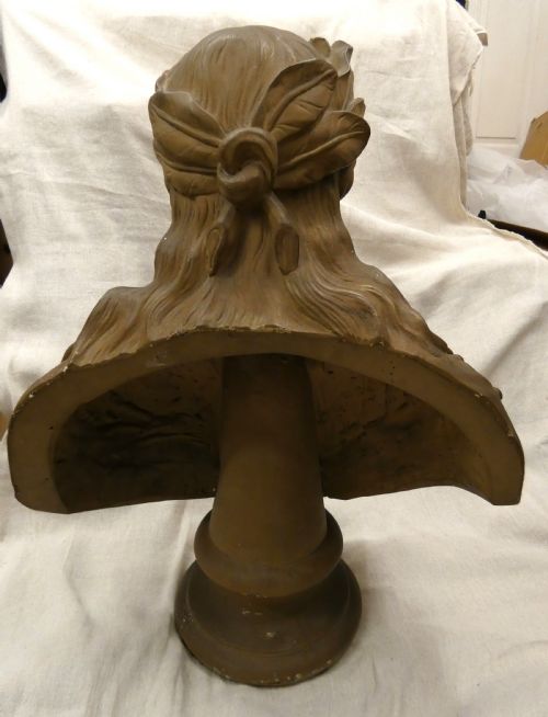 LARGE CLASSICAL FEMALE BUST - ADDITIONAL PHOTO 4