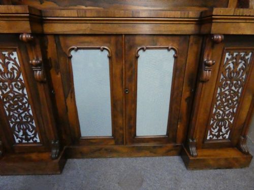 ROSEWOOD BREAKFRONT CHIFFONIER SIDEBOARD - ADDITIONAL PHOTO 6
