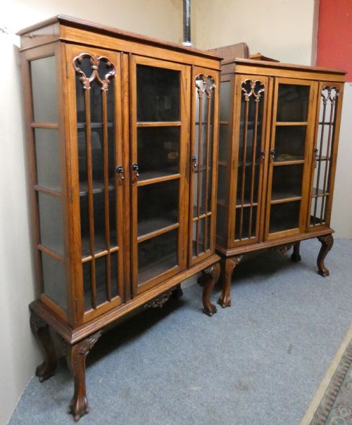 fig 1. Pair of Anglo Indian display cabinets