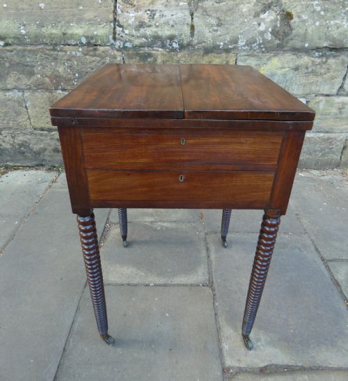 fig 1. Regency mahogany games table