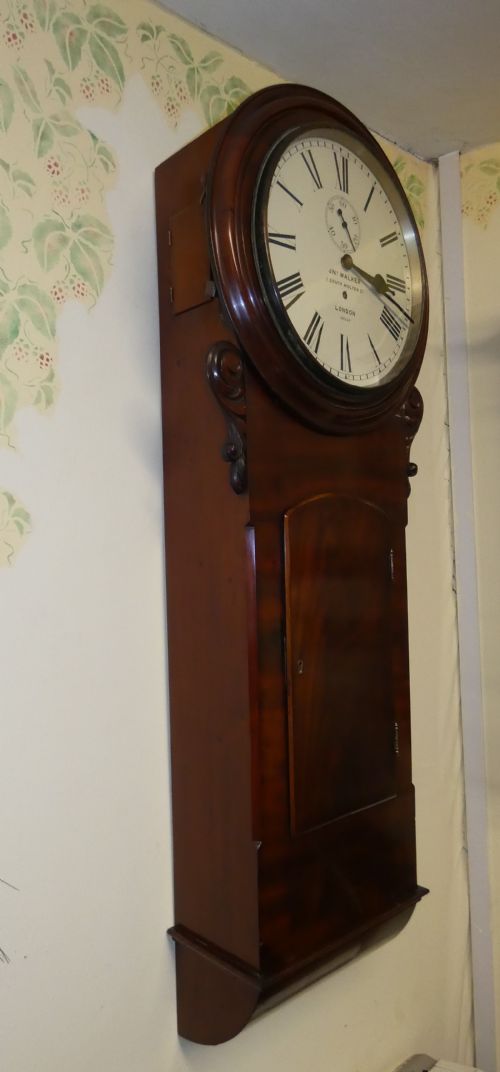REGULATOR WALL CLOCK JOHN WALKER 1 SOUTH MOLTON STREET LONDON - ADDITIONAL PHOTO 2