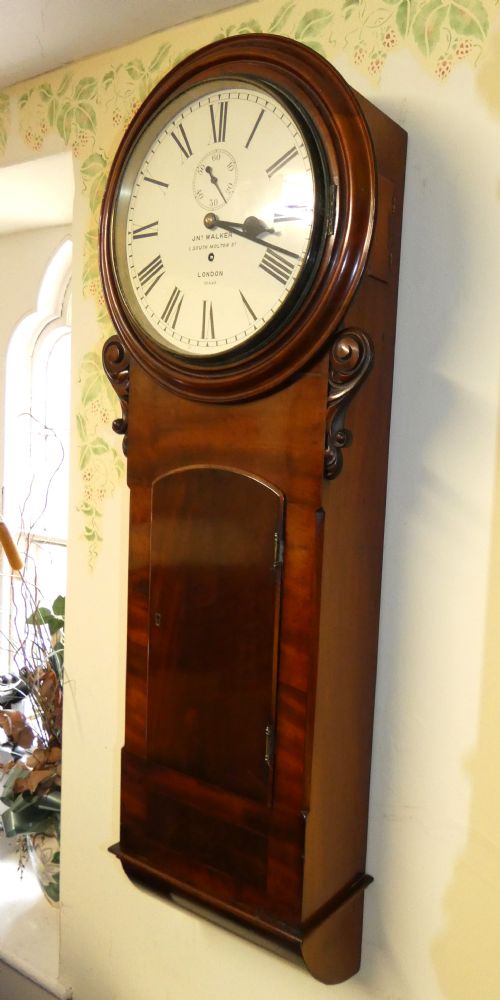 REGULATOR WALL CLOCK JOHN WALKER 1 SOUTH MOLTON STREET LONDON - ADDITIONAL PHOTO 3