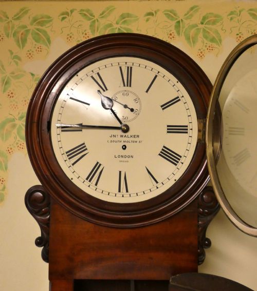 REGULATOR WALL CLOCK JOHN WALKER 1 SOUTH MOLTON STREET LONDON - ADDITIONAL PHOTO 5