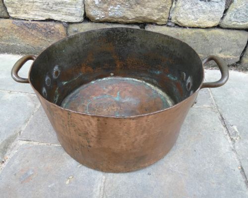 LARGE COPPER LOG BIN - ADDITIONAL PHOTO 1