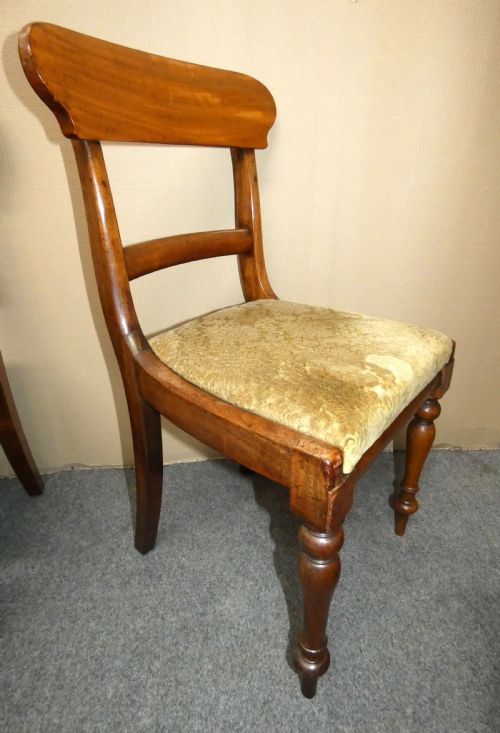 SET OF 8 MAHOGANY DINING CHAIRS - ADDITIONAL PHOTO 5
