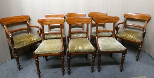SET OF 8 MAHOGANY DINING CHAIRS - ADDITIONAL PHOTO 7