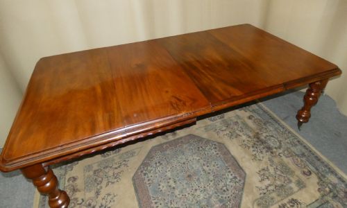 MAHOGANY DINING TABLE SEATS UP TO 10 - ADDITIONAL PHOTO 2