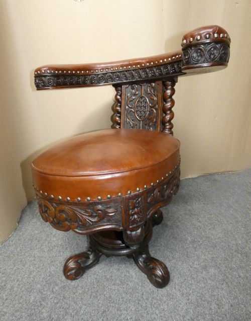RARE COCKFIGHTING CHAIR - ADDITIONAL PHOTO 2