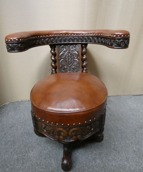 RARE COCKFIGHTING CHAIR - ADDITIONAL PHOTO 5