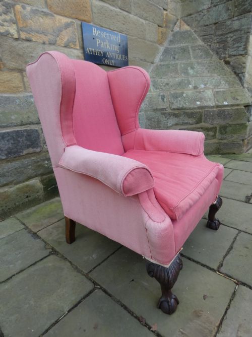 LARGE 19TH CENTURY ARMCHAIR - ADDITIONAL PHOTO 3