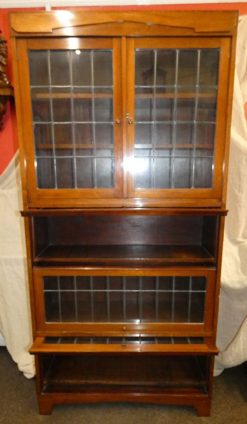 MAHOGANY STACKING BOOKCASE - ADDITIONAL PHOTO 3