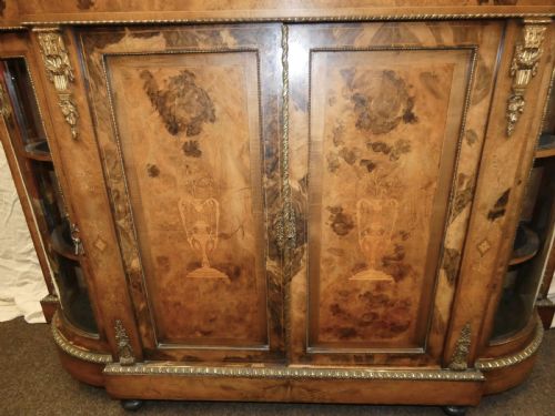 INLAID WALNUT CREDENZA - ADDITIONAL PHOTO 1