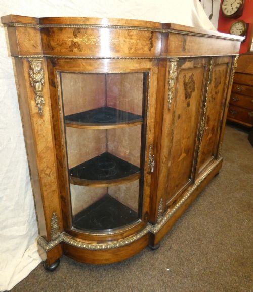 INLAID WALNUT CREDENZA - ADDITIONAL PHOTO 3