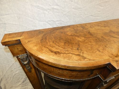 INLAID WALNUT CREDENZA - ADDITIONAL PHOTO 7
