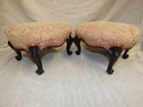 PAIR OF FOOTSTOOLS - ADDITIONAL PHOTO 2