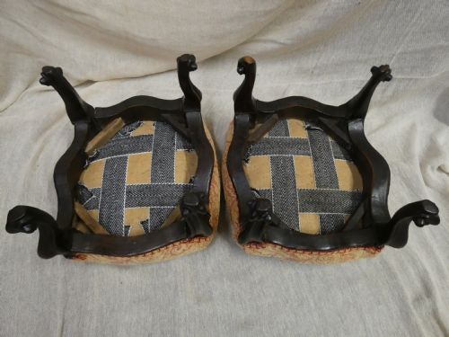 PAIR OF FOOTSTOOLS - ADDITIONAL PHOTO 6