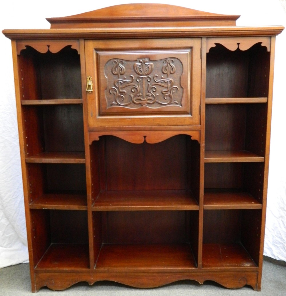 art nouveau bookcase