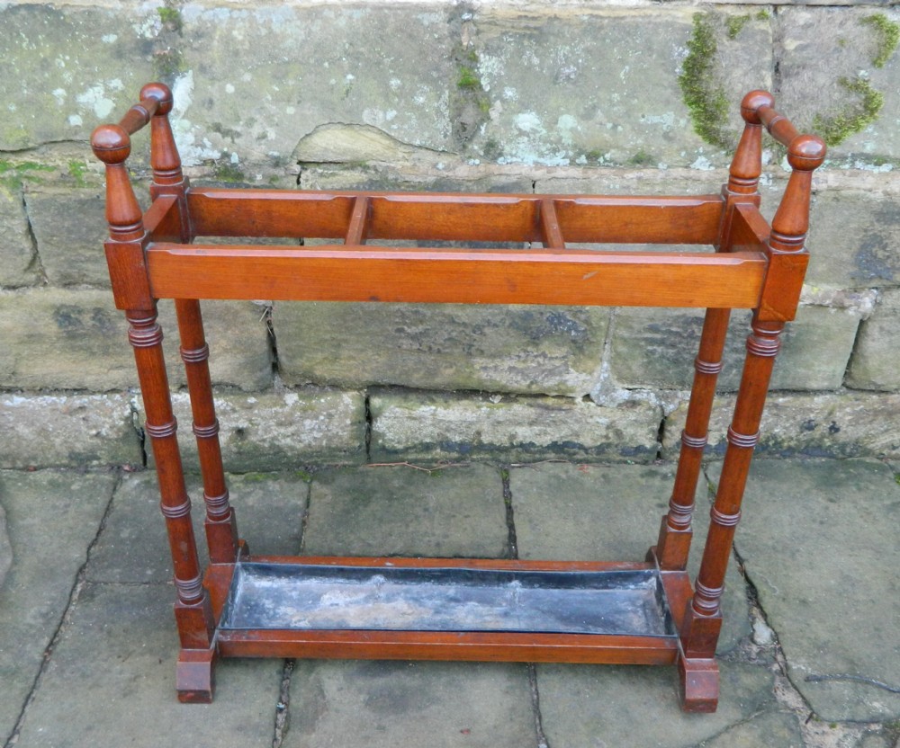 mahogany stick stand