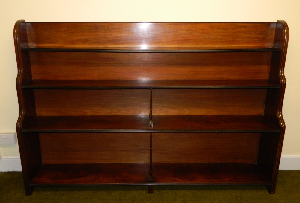 regency rosewood waterfall bookcase