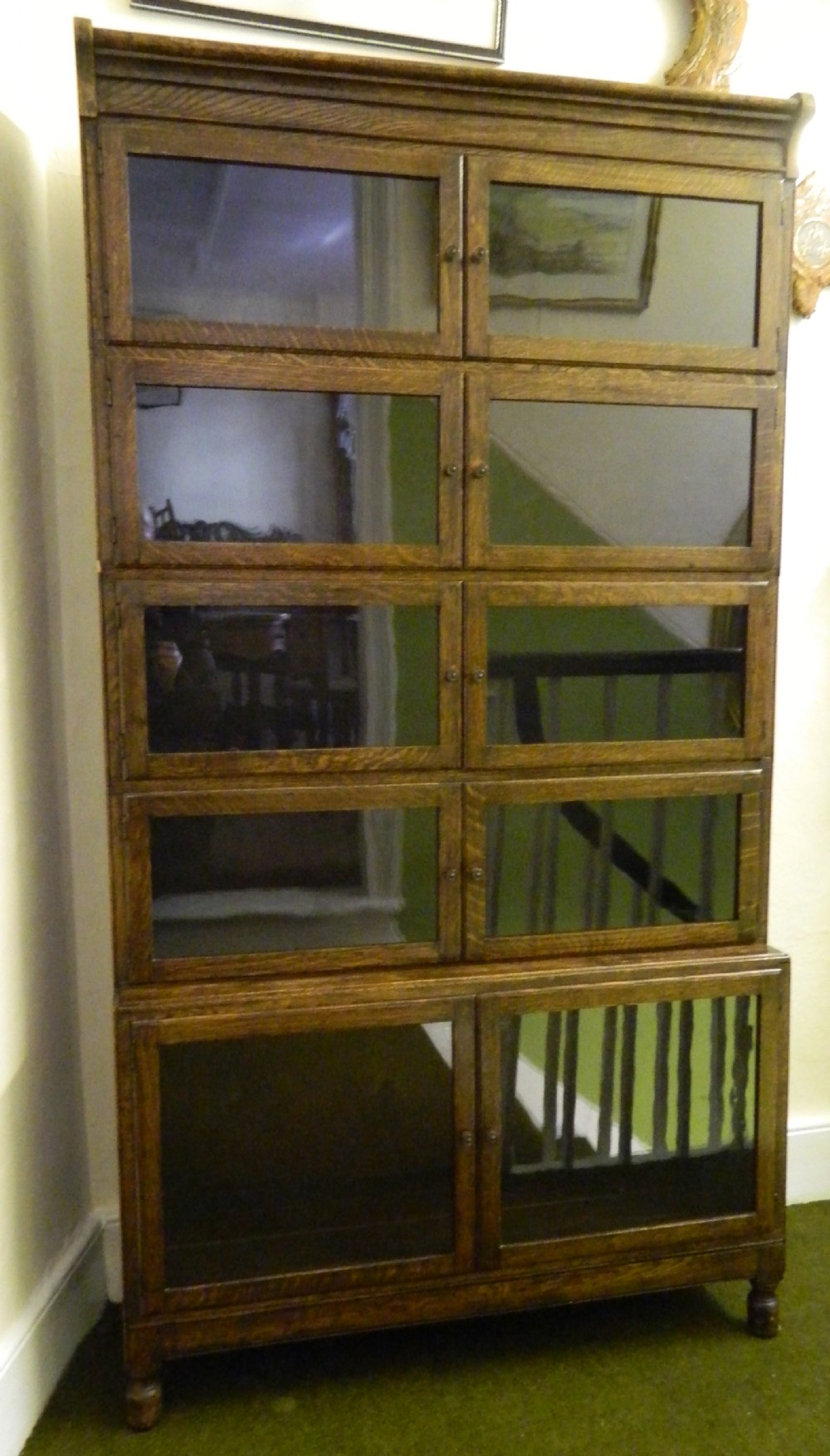 oak stacking bookcase
