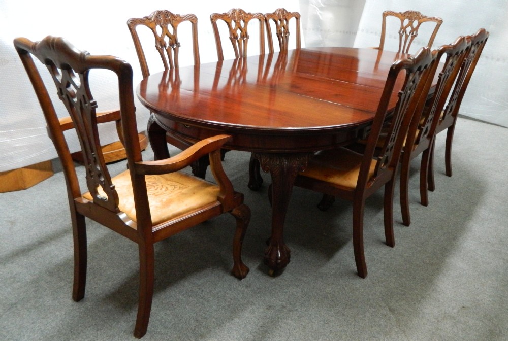 mahogany dining suite