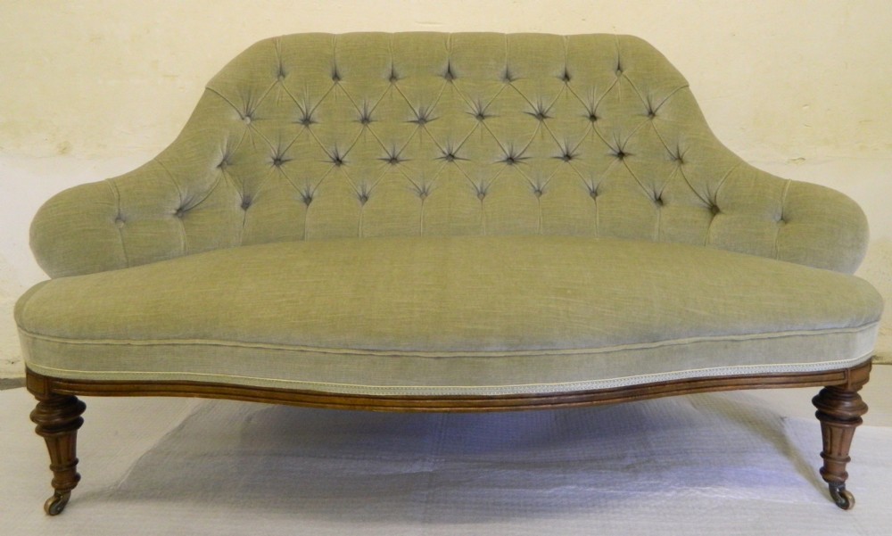 small victorian sofa