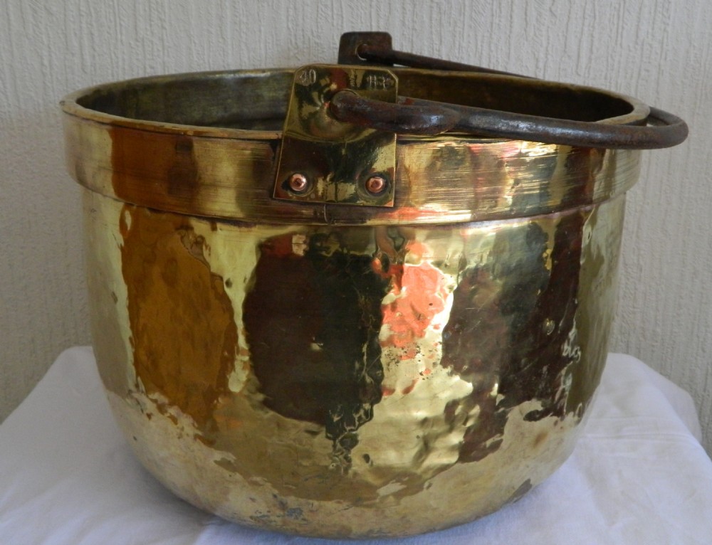 brass log bin