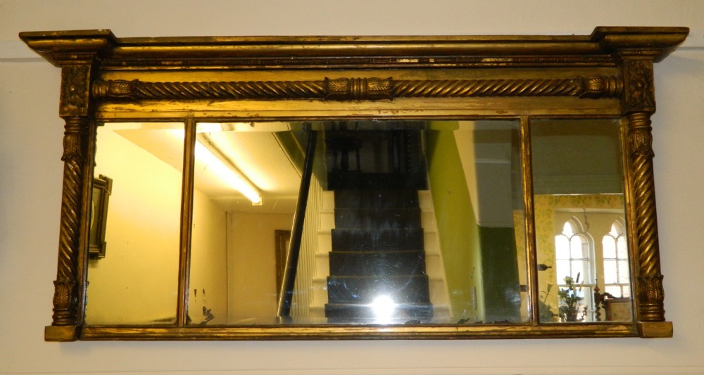 gilt overmantel mirror