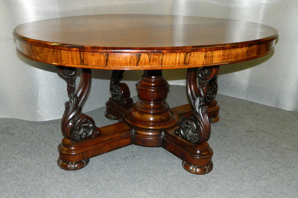 fine quality rosewood centre table