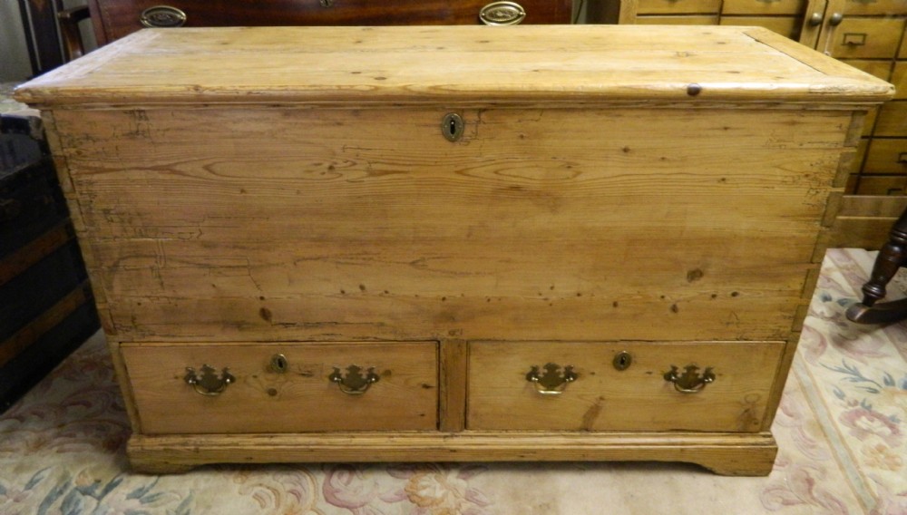 large pine mule chest