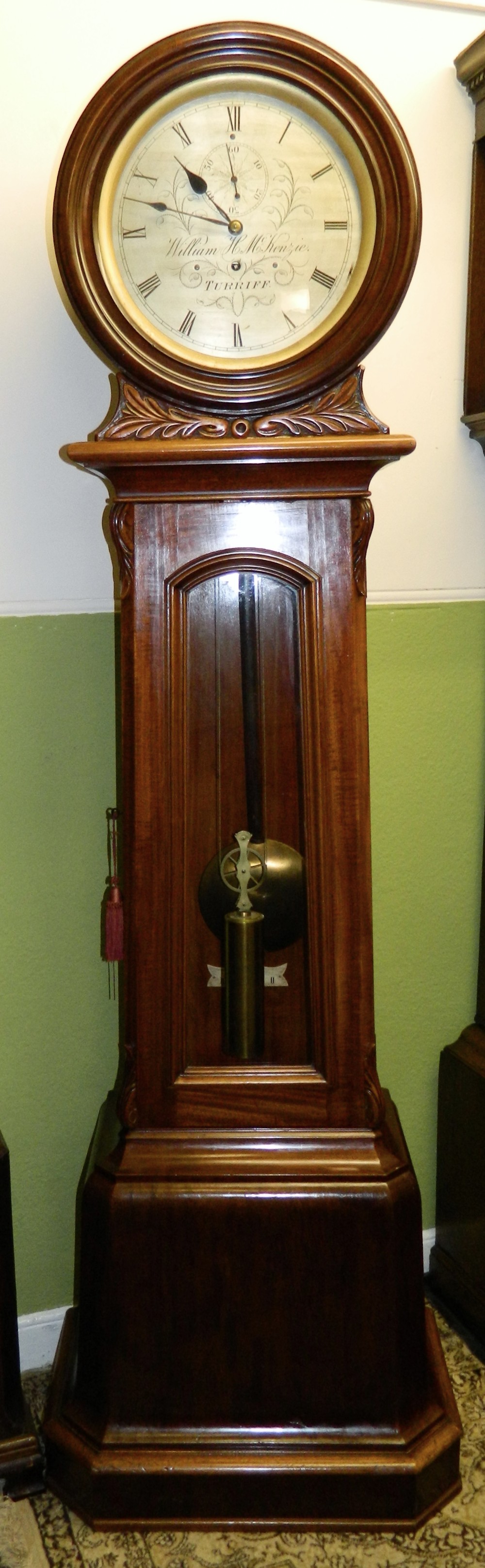 Scottish regulator longcase clock