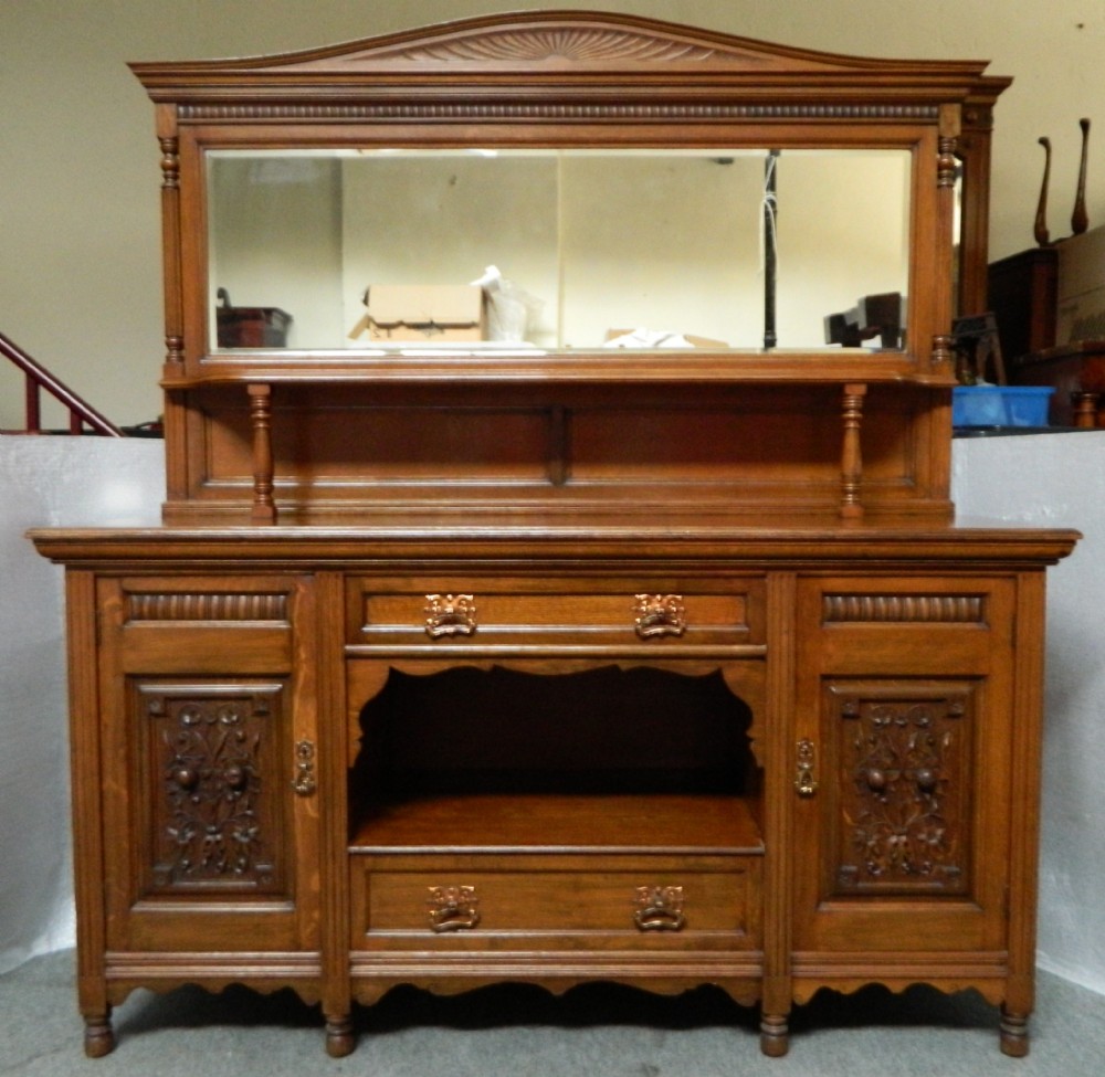 arts & crafts oak sideboard