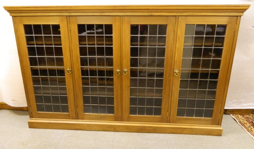 arts & crafts oak bookcase