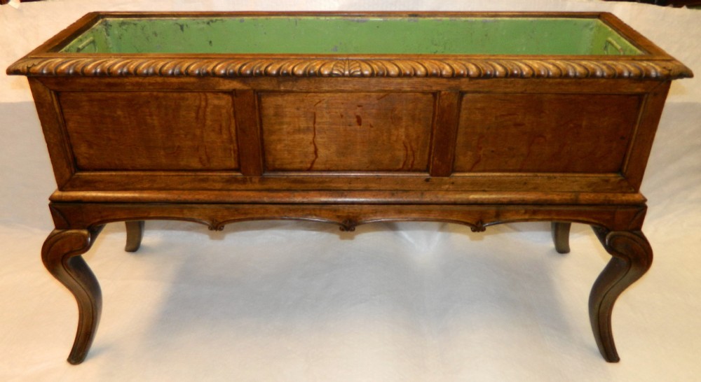 large oak planter