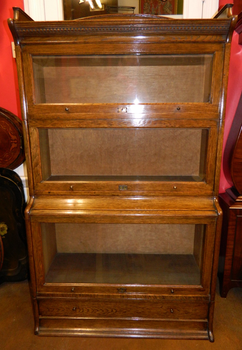 oak stacking bookcase by lebus