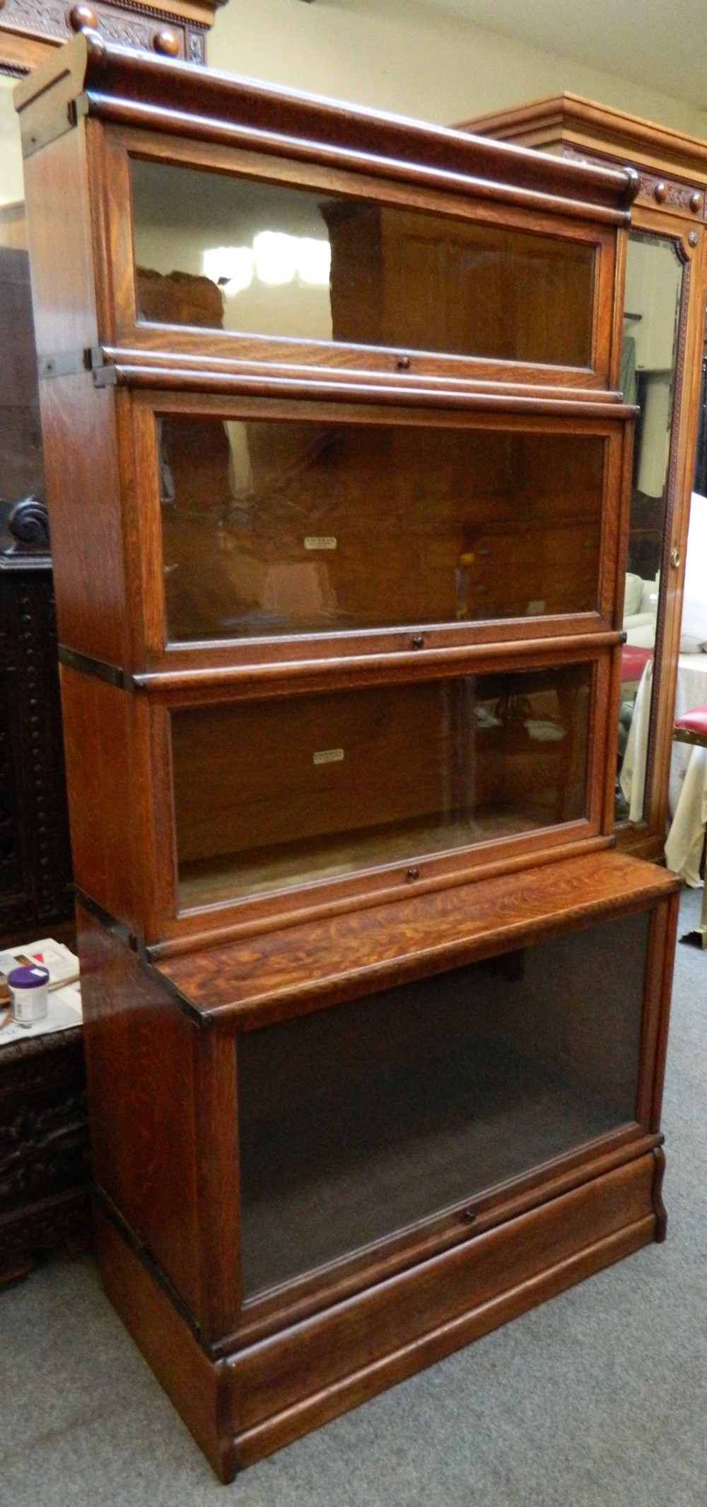 globe Wernicke stacking bookcase