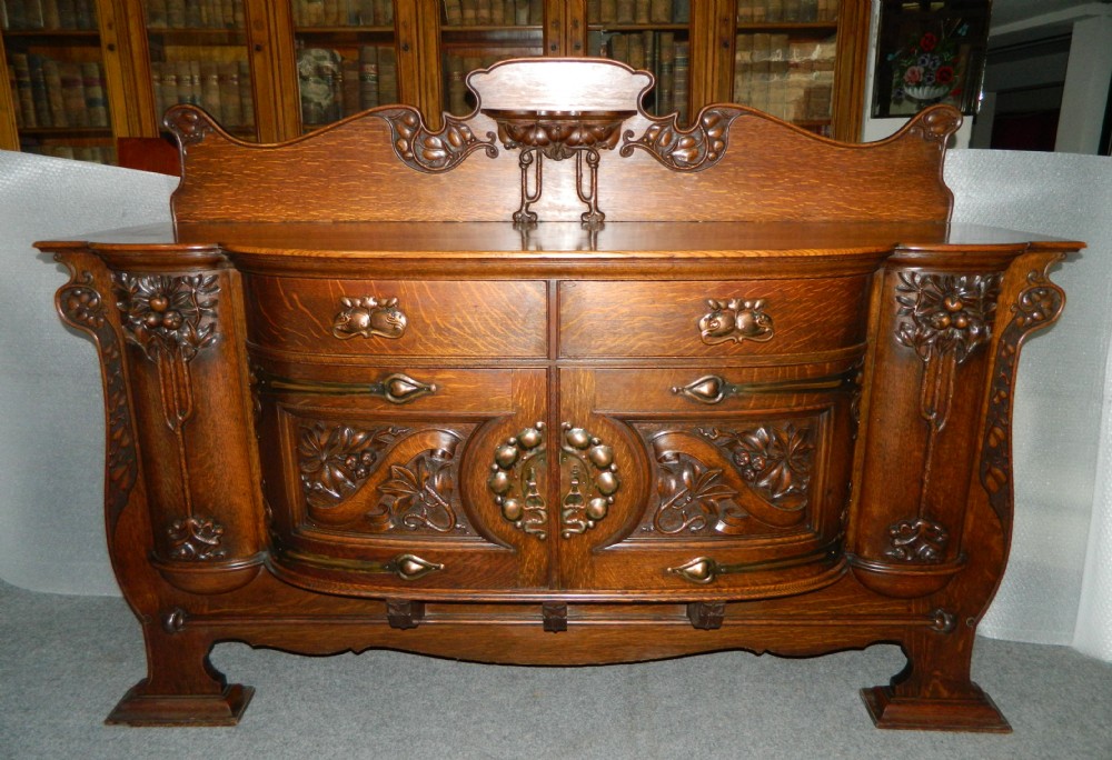 art nouveau sideboard