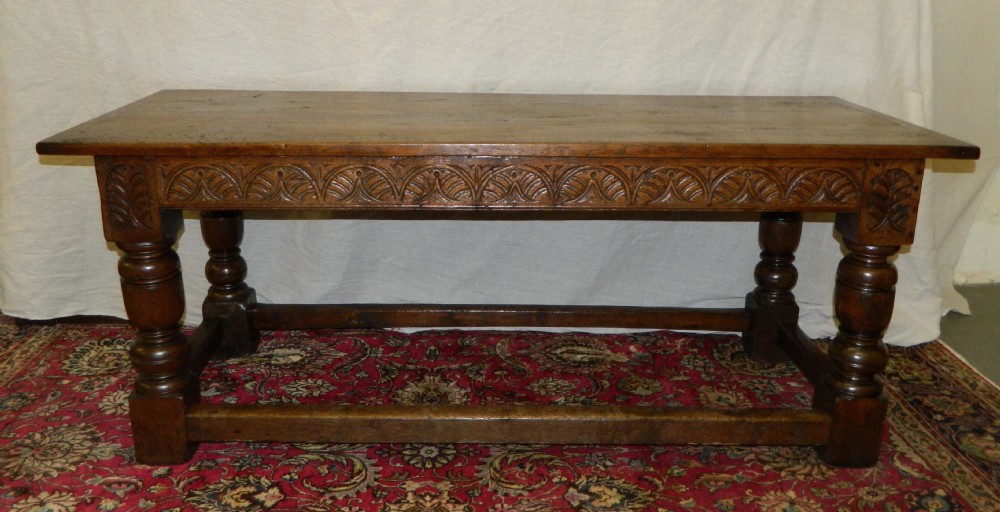 large oak refectory table