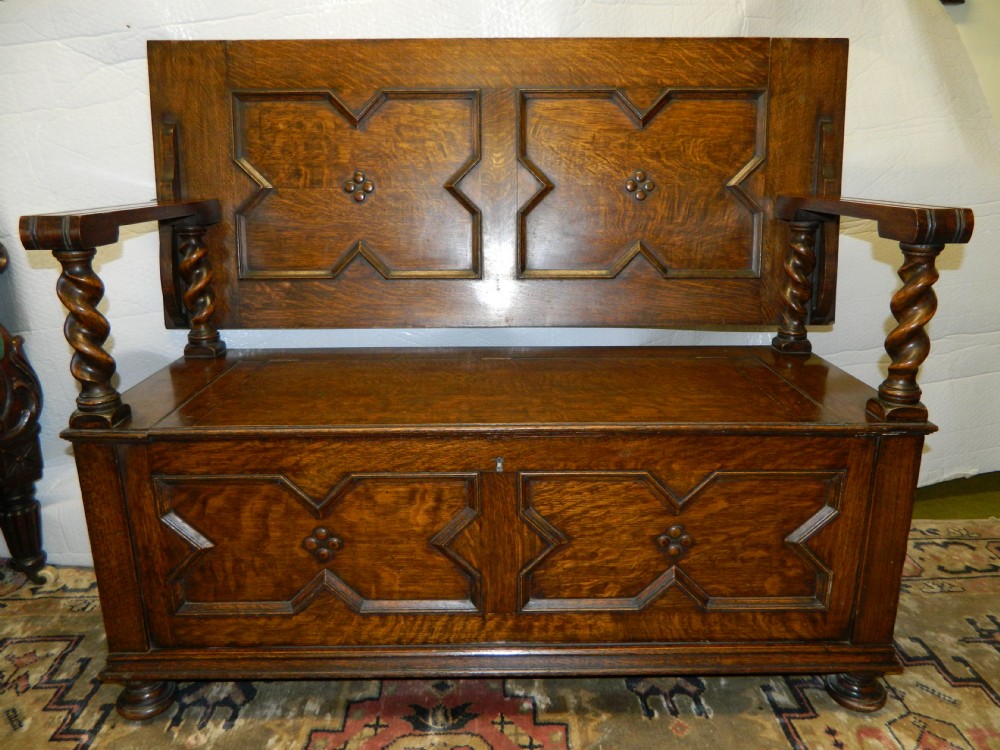 oak monks bench