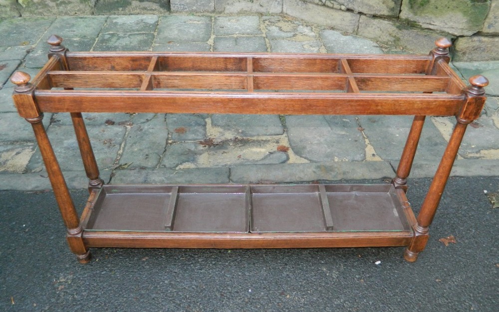 oak stick stand