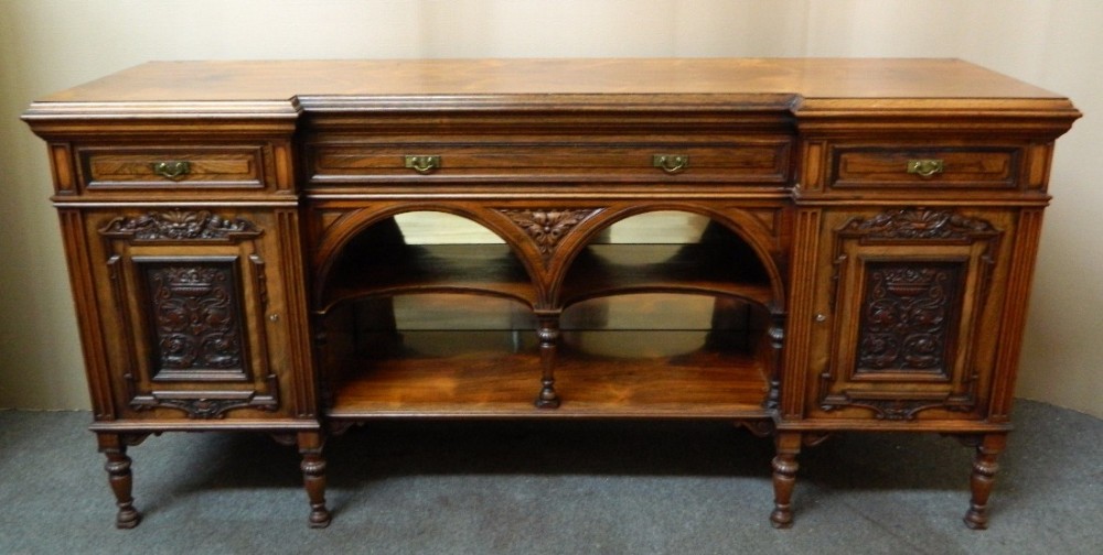 fine quality rosewood sideboard