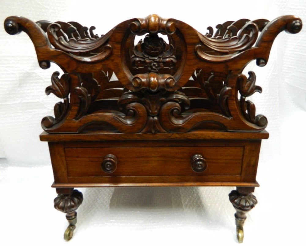 fine quality rosewood canterbury