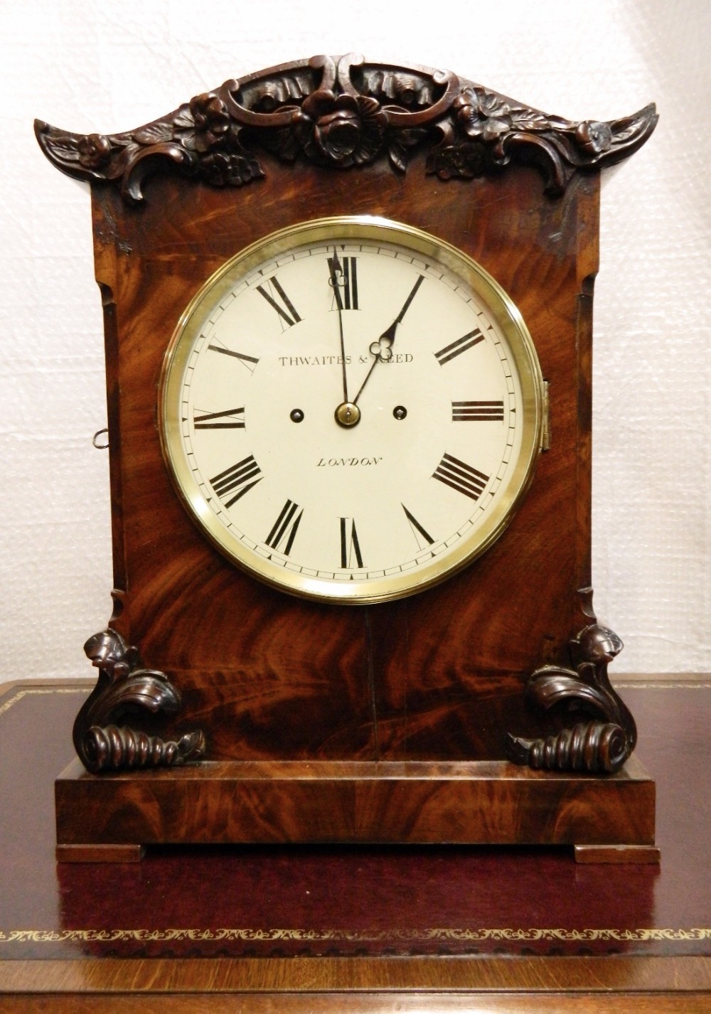 double fusee bracket clock by Thwaites & Reed of London