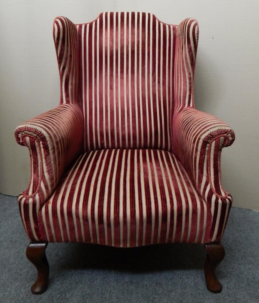 wing back armchair