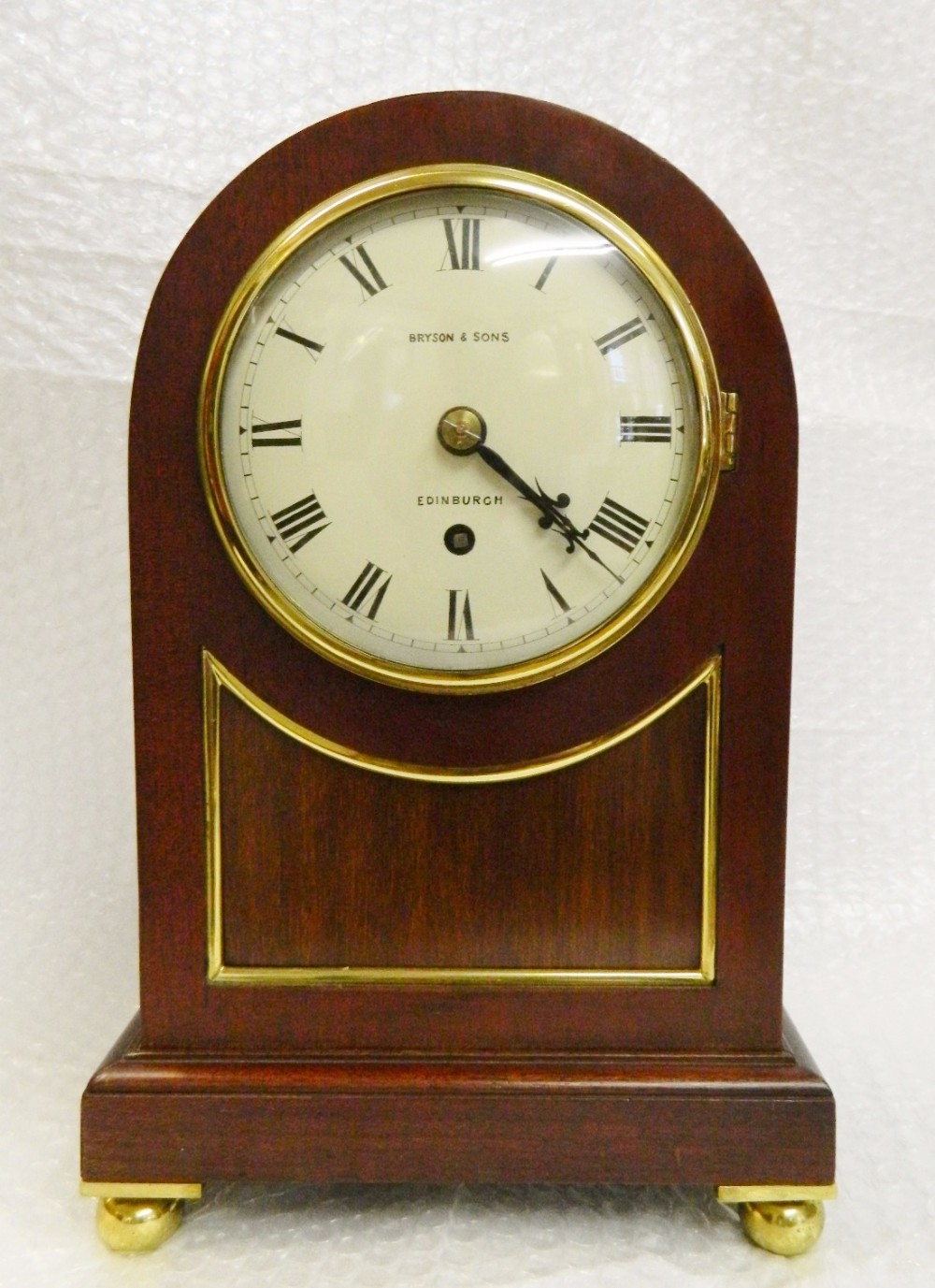 bracket clock by Bryson & Sons Edinburgh