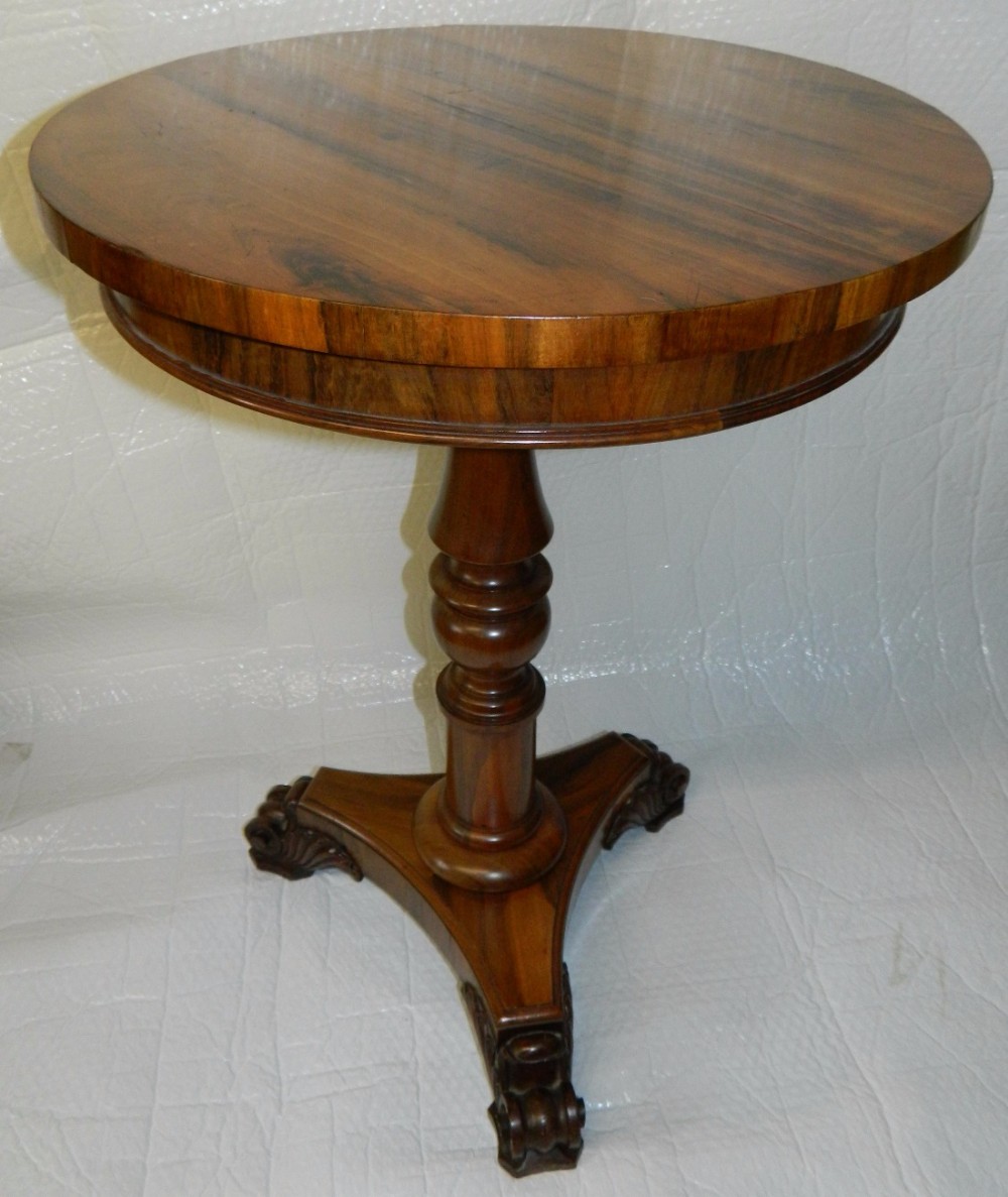 William iv rosewood occasional table