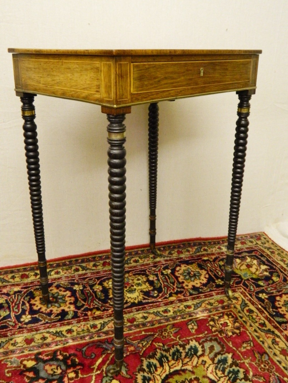 Regency rosewood side table