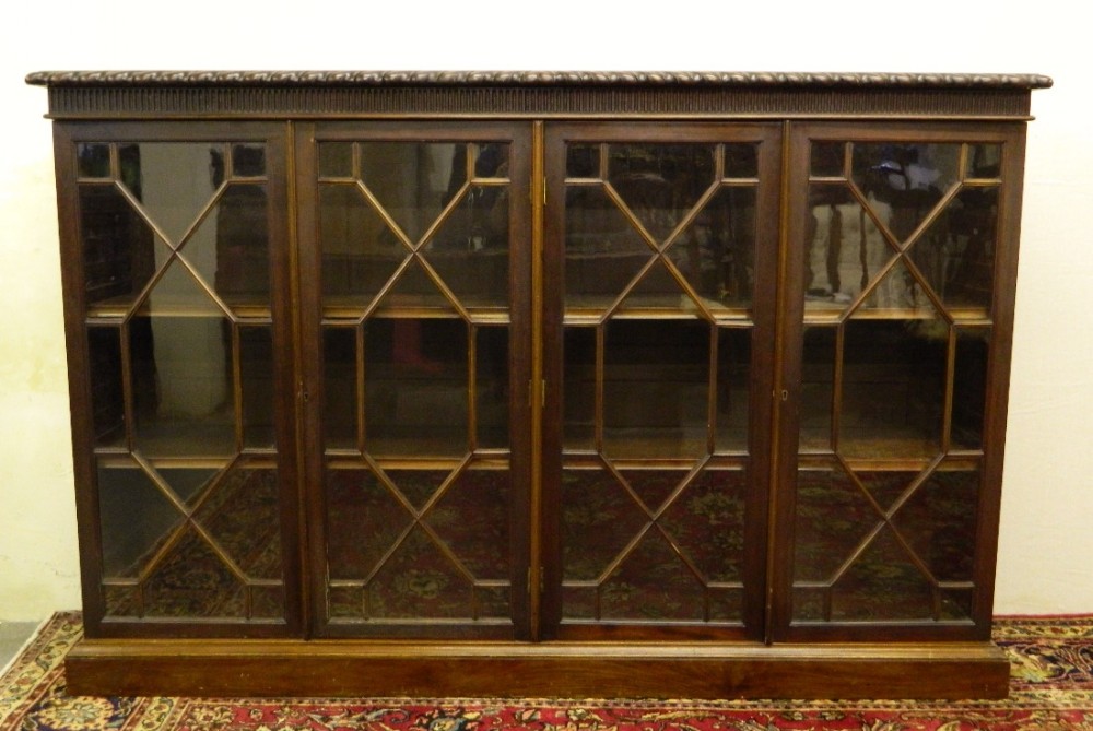 mahogany bookcase