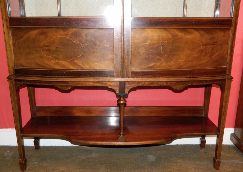 inlaid mahogany display cabinet View II
